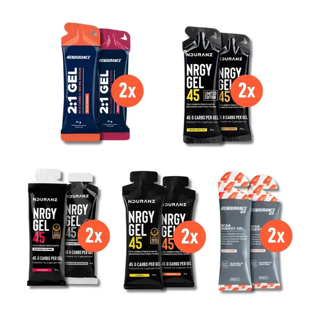 4endurance-bundles-energy-gel-variety-pack-gel-nerg-tique-10-gels image 1