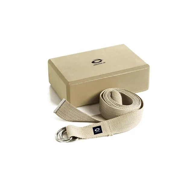 abilica-yogaset-kit-yoga-bloc-sangle-180-cm image 1