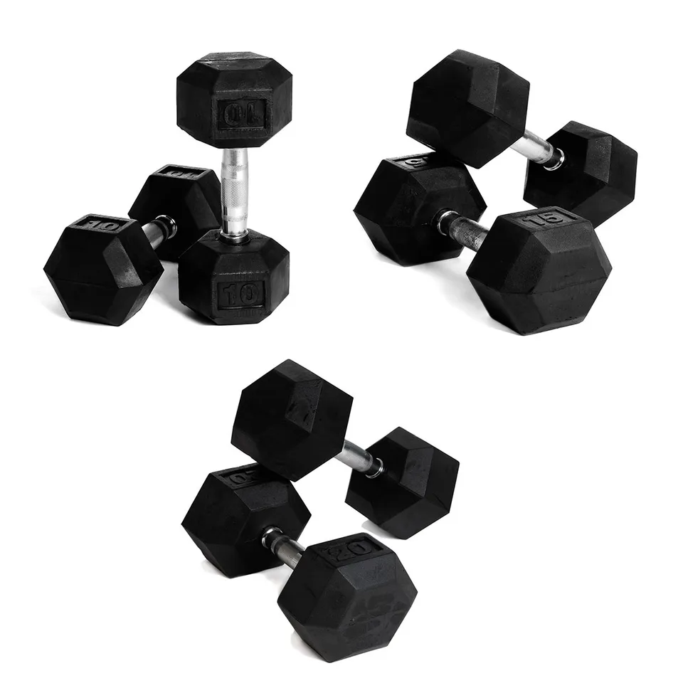 abilica-hex-dumbbell-set-halt-res-10-20-kg-caoutchouc image 1