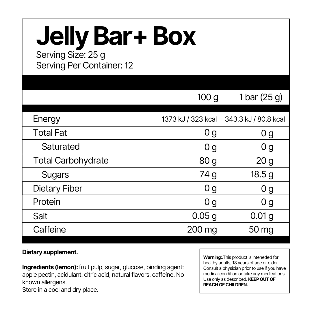 4endurance-2-1-jelly-bar-barre-nerg-tique-citron-caf-ine image 2