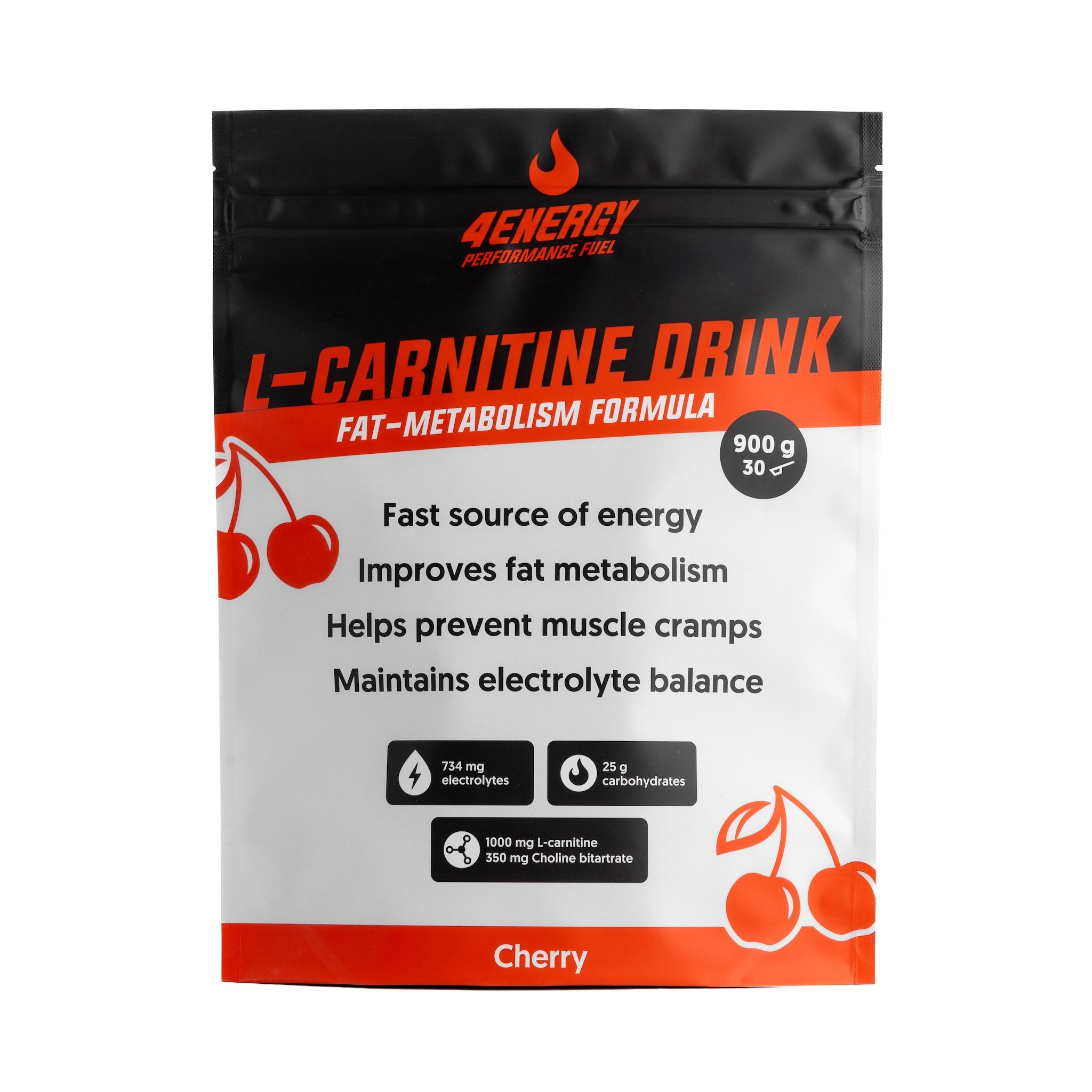 4endurance-l-carnitine-drink-boisson-isotonique-cerise-nergie image 1