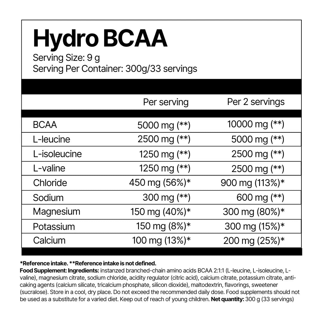 4endurance-hydro-bcaa-boisson-bcaa-tropical-lectrolytes image 2