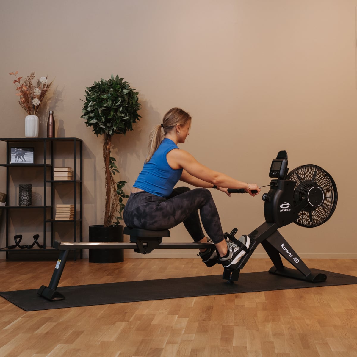 abilica-rower-40-rameur-pliable-air-et-magn-tique-8-niveaux image 2
